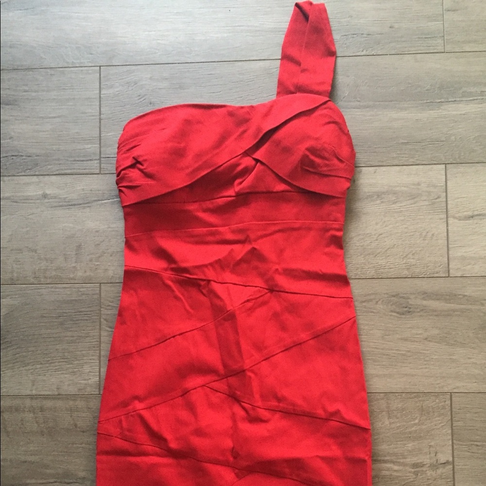 Fire red dress